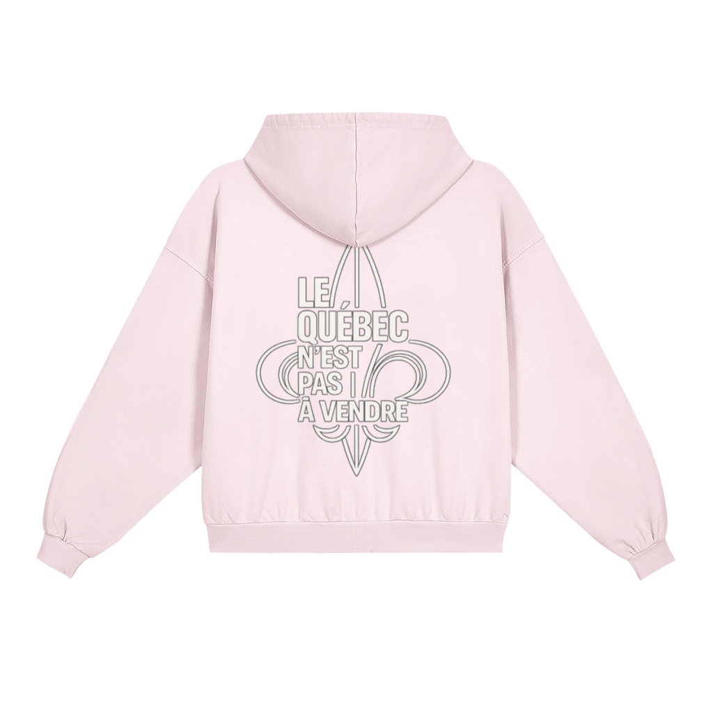 LE QUÉBEC N’EST PAS À VENDRE — Hoodie Oversize